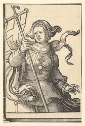 Phrygische Sibylle, aus der Serie der Sibyllen, ca. 1530