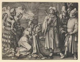 Potiphars Frau beschuldigt Joseph, 1512