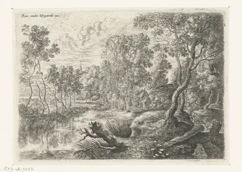 Landschaft mit einem Bach