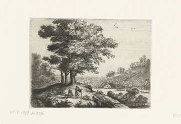 Landschaft mit einem Fluss