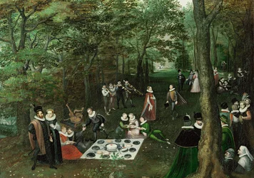 Frühling. Das Picknick