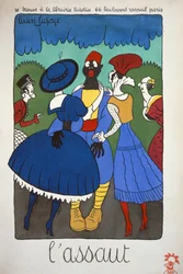 Soldat im Urlaub wird von Frauen 