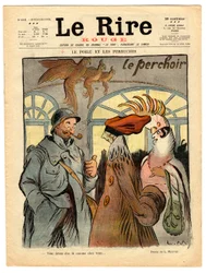 Cover von „Le Rire rouge“, satirisch in Farben