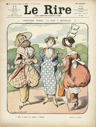 Illustration in Le Rire, 27/07/12 - Neueste Mode (Gravur)