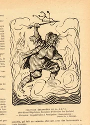 Le Rire rouge, Satire in Schwarz-Weiß