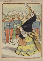 Madame De Maintenon, Illustration für Le Rire