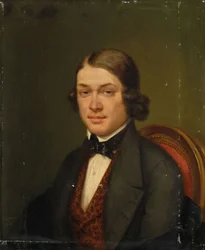 Porträt des Komponisten Robert Schumann 1810-1856, 1842
