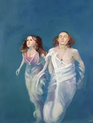 Ein Junge und ein Mädchen treiben, 2004