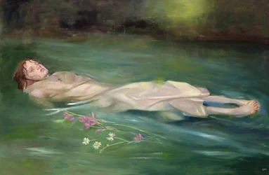 Mädchen treibend, 2004