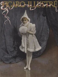 Die Tochter des Weihnachtsmanns. Titelbild von Le Figaro Illustre, Dezember 1894