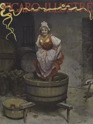 Die Ernte von Jeanneton. Titelbild von Le Figaro Illustre, November 1895