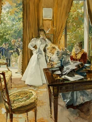 Im Salon, 1897