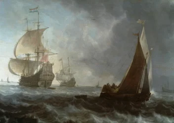 Holländische Kriegsschiffe