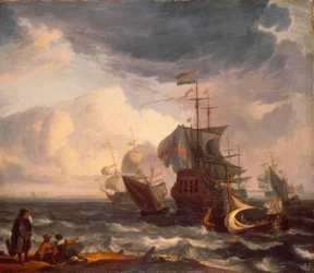 Holländische Kriegsschiffe