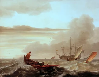 L.Backhuysen, Bewegte See