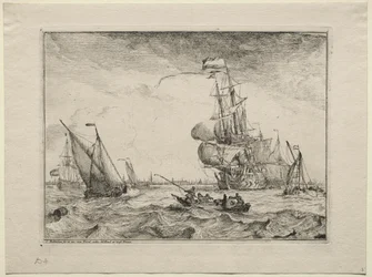Schiffe unter vollen Segeln