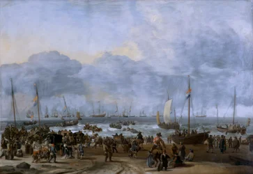 Landung von Wilhelm von Oranien in Scheveningen, 17. Jahrhundert