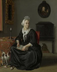 Anna de Hooghe (1645-1717), die vierte Ehefrau des Malers
