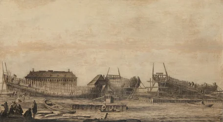 Die Werft der Amsterdamer Admiralität