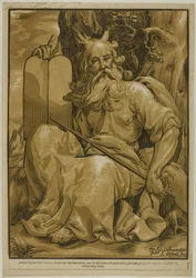 Moses mit den Gesetzestafeln