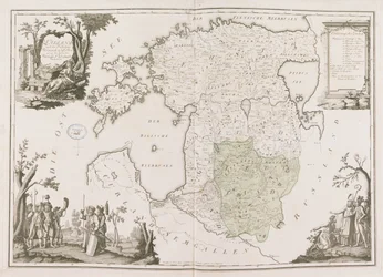 Generalkarte von Estland und Lettland. Atlas de la Livonie, 1798
