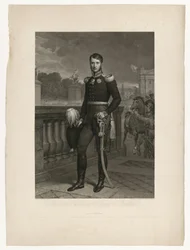 Friedrich Wilhelm III. auf der Place de la Concorde
