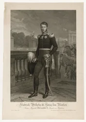 Friedrich Wilhelm III. auf der Place de la Concorde