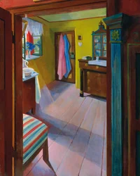 Ländliches Interieur