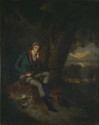 Porträt von Graf Nikita Petrowitsch Panin 1770-1837 in Jagdkleidung
