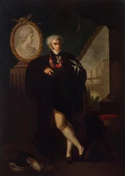 Porträt von Dmitry Lvovich Naryshkin 1758-1838, frühes 19. Jahrhundert
