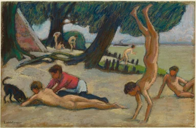 Knaben am Strand
