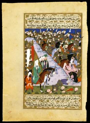 Schlacht von Uhud: Die Armee des Propheten Mohammed gegen den mekkanischen Clan der Quraischiten