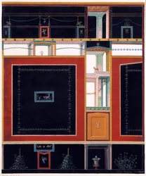 Wanddekorationen aus dem Haus des Aulus Vettius, Pompeji, ca. 36-39 n. Chr., 1897