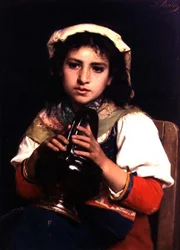 Mädchen mit einem Krug