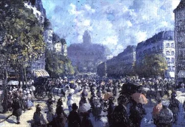 Eine kontinentale Straßenszene