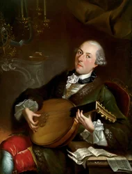 Porträt des Komponisten Filippo Della Casa 1737-1810