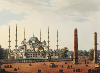 Istanbul, Blaue Moschee oder Sultanahmet Camii (Moschee des Sultans Ahmet)