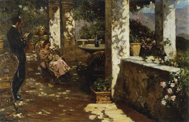 Ruhe auf der Terrasse