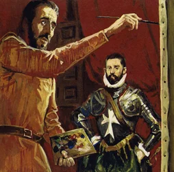 El Greco malt Vincentio Anastagi auf Malta