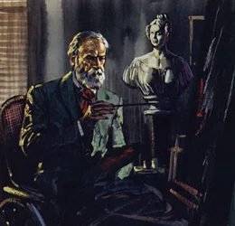 Renoir war durch Rheuma an einen Badestuhl gebunden