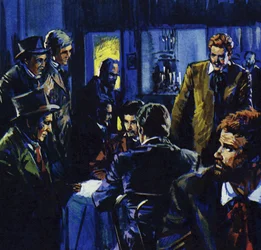 Das Café Guerbois wurde zum Treffpunkt von Renoirs Freunden