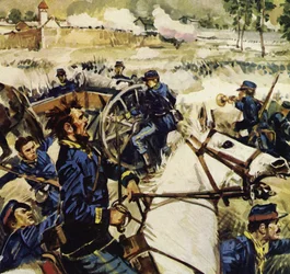 Als der Krieg zwischen Frankreich und Preußen ausbrach, trat Manet der Artillerie bei