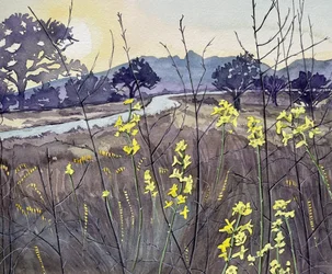 Goldene Stunde Blüten