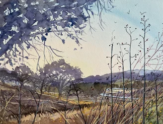 Goldene Stunde Landschaft