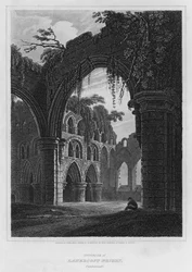 Das Innere der Lanercost Priory, Cumberland