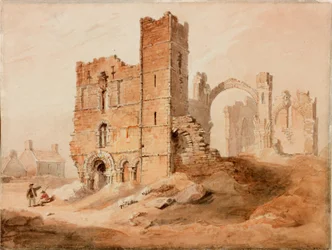 Lindisfarne Abbey - Westfront