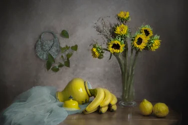 Stillleben mit goldener Ernte