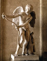 Eros (Amor) mit dem Bogen (1753) Replik des Eros von Thespies von Lysipp
