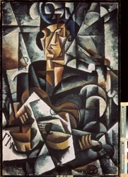 Frau mit Gitarre