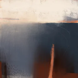 Abstrakter Blauer Horizont